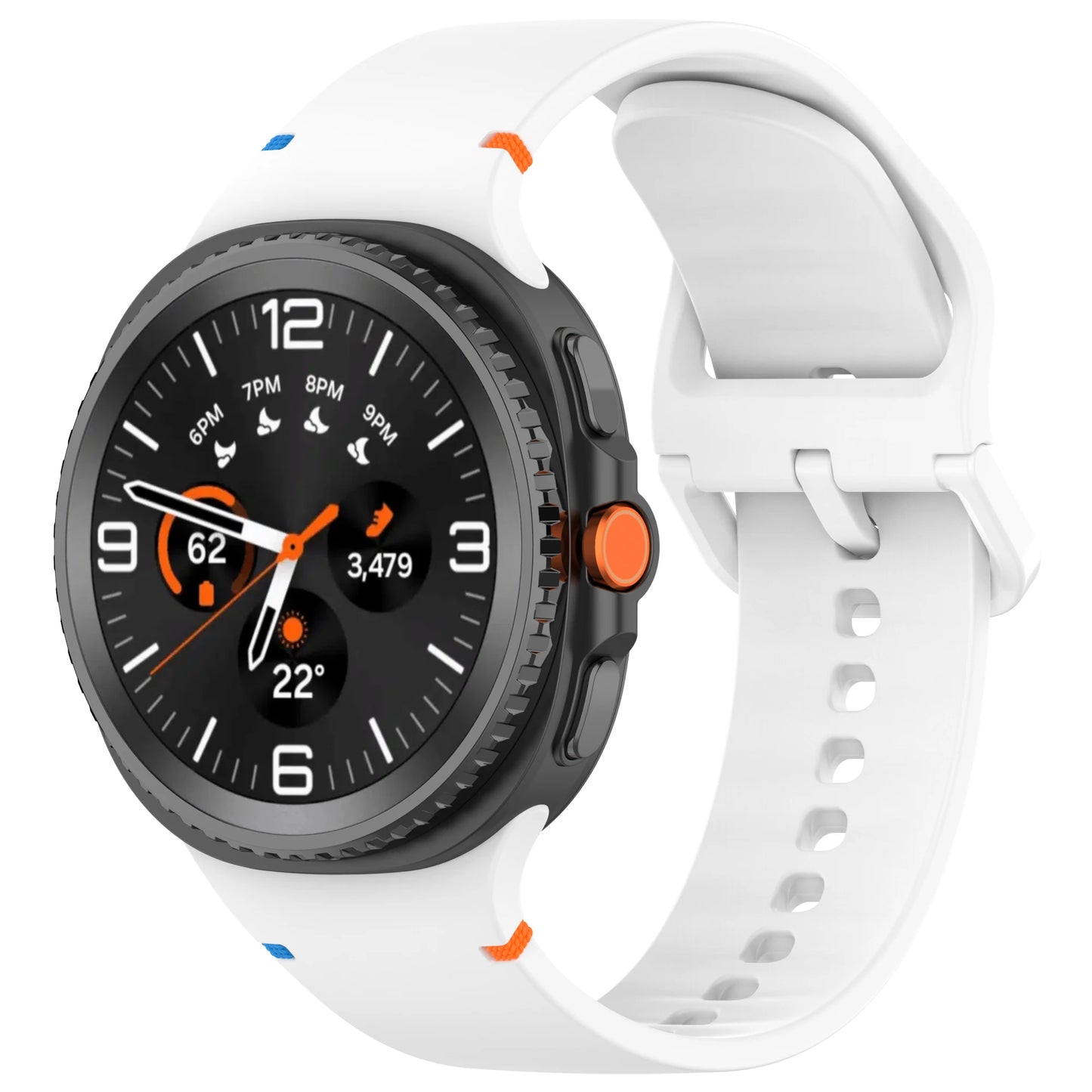 Bracelet en silicone d'origine pour Samsung Galaxy Watch 9 8 40 mm 44 mm, bracelet pour Samsung Galaxy Watch Classic 8 46 mm