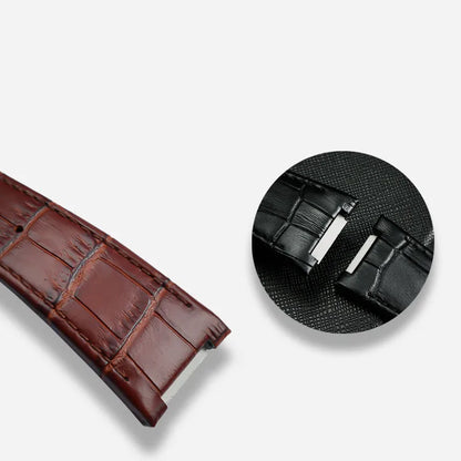 Per Ferragamo F-80 F80 Serie fuori Braccialetto dell'orologio in vera pelle Cinturino in pelle bovina Orologio specifico JONotch 26mm Blu Marrone Nero