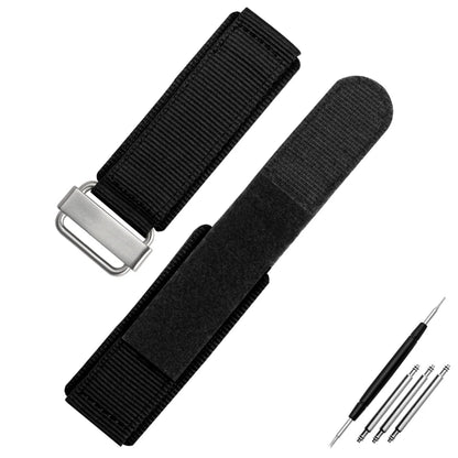 Nylon Watch Strap for Breitling Bell & Ross BR-01 BR-03 Men's Thickened Nylon Watchband Erria Hook Loop Fastening Woven Belt 22mm 24