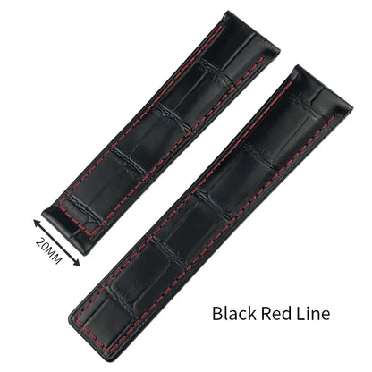 Bracelet de montre en cuir 19mm 20mm 21mm 22mm 23mm 24mm pour F1 TAG HEUER formule 1 Aquaracer CARRERA MONACO AUTAVIA bracelet de montre en peau de vache