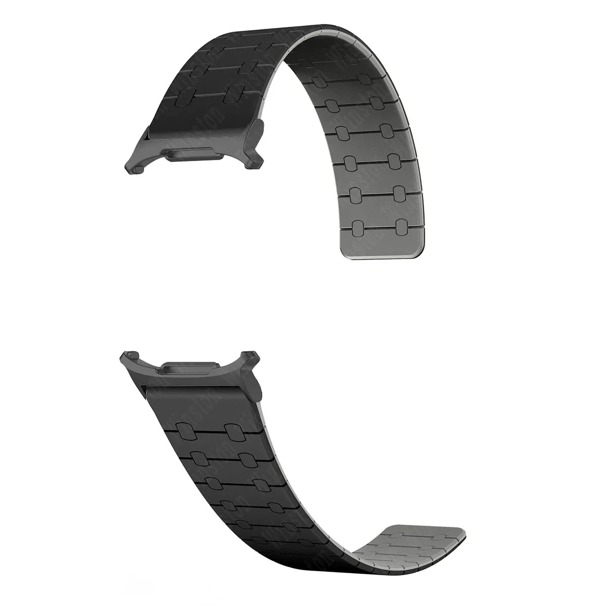 Bracelet magnétique en silicone pour Samsung Galaxy Watch 7 Ultra 47 mm, bracelet sport pour Watch 7 Ultra 47 mm, sans espaces, ajustement rapide