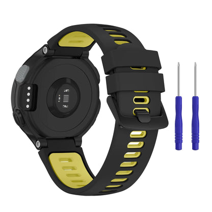 Bracelet en Silicone Double couleur pour Garmin Forerunner 235 220 620 630 735 735XT, Bracelet de Sport de remplacement