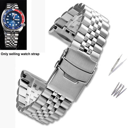 Solid stainless steel watch band for Seiko Abalone Turtle Prospex SRPA21 SRP777 SRPC25 SRP773 SRP775 SRP779, 22mm bracelets