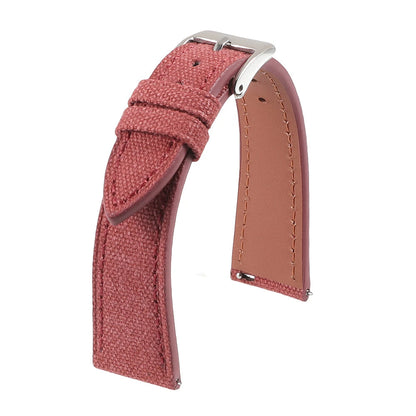 Quick-release thin canvas watch strap, made of vintage nylon fabric, 20mm 22mm, retro style, men's belt accessories