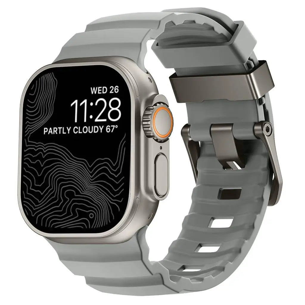 Cinturino in morbido silicone per Apple Watch Ultra 2 10 9 8 7 6 SE 5 4 per iWatch 38 40 41mm 42mm 44mm 45mm 46mm 49mm