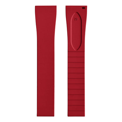 New CTS FKM watch strap 16mm 18mm 19mm 20mm 21mm 22mm quick-release butterfly clasp watch strap, CTS rubber strap for cutting to size