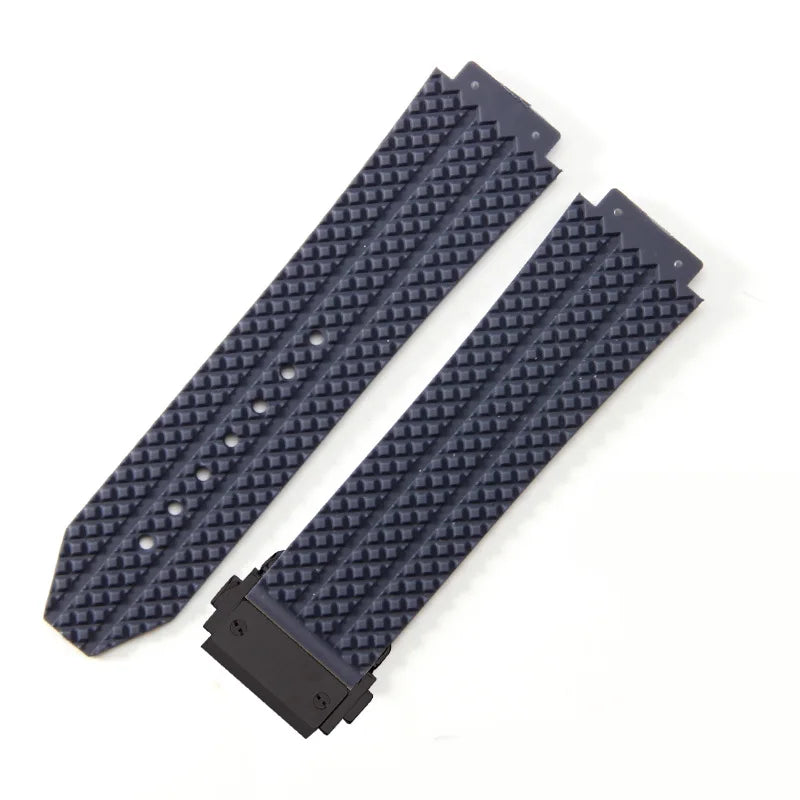 For Hublot BIGBANG Classic Fusion Leather Silicone Rubber Suede Watch Strap Dedicated Interface Lug System Band 26*19mm Bracelet