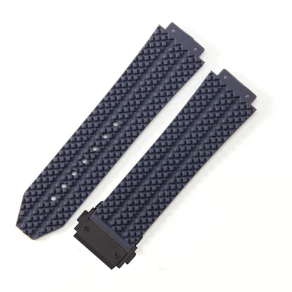 For Hublot BIGBANG Classic Fusion Leather Silicone Rubber Suede Watch Strap Dedicated Interface Lug System Band 26*19mm Bracelet