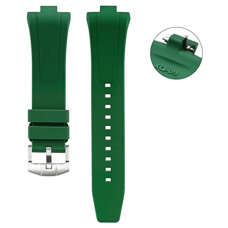 Bracelet en caoutchouc fluoré pour Citizen NJ0150 NJ0151 0155, boucle en acier inoxydable, libération rapide, FKM Sport, étanche, 9mm