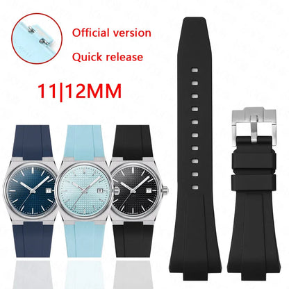 Bracelet en Silicone pour Tissot PRX, série 35MM/40MM, pour hommes et femmes, décontracté, mode, bracelet en caoutchouc de remplacement + outils à dégagement rapide