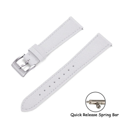 Cinturini per orologi in pelle di vitello di qualità cinturini per orologi in pelle Saffiano 18/19/20/21/22/23/24mm cinturini accessori per orologi