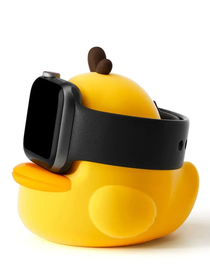 Support de chargeur mignon pour Apple Watch série 49/45/44/42/41/40/38mm IWatch Ultra2/Ultra/9/8/SE2/7/6/SE/5/4/3/2/1, station d'accueil en Silicone