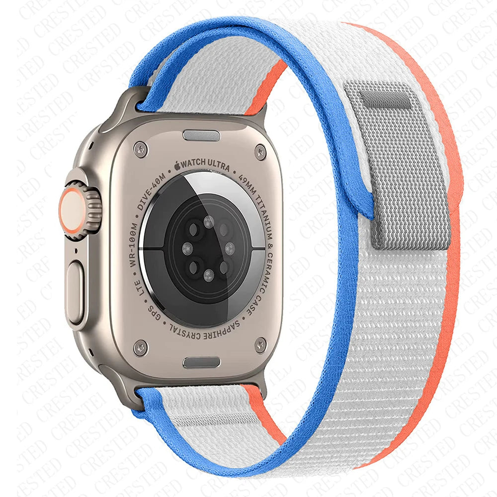 适用于 Apple Watch Ultra 3 2 的 Trail 回环式表带，49mm 46mm 44mm 45mm 40mm 41mm 42mm，兼容 iWatch 系列 11 10 SE 9 8 7 的表带 Correa