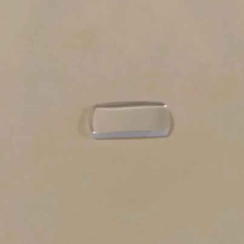 Loupe à bulles rectangulaire 10mm x 5mm, pour montre, verre, fenêtre de Date, cristal T2482