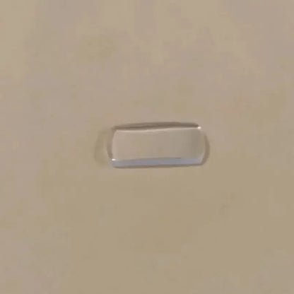 Loupe à bulles rectangulaire 10mm x 5mm, pour montre, verre, fenêtre de Date, cristal T2482