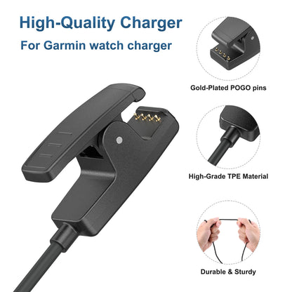 Chargeur USB 100CM pour Garmin Forerunner 35 230 235 630 735xt 645, câble de chargement musical pour approche G10 S20, berceau à Clip