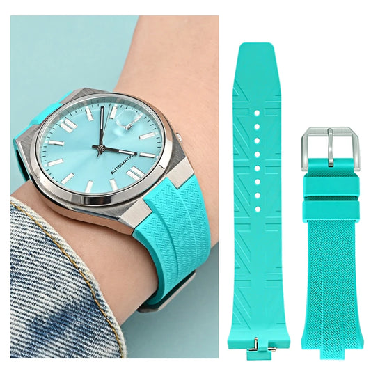 Cinturino per orologio in gomma fluorurata FKM avanzata, 9mm, per Citizen TSUYOSA Collezione NJ0150 NJ0151ME, cinturini per orologio in silicone per uomini e donne