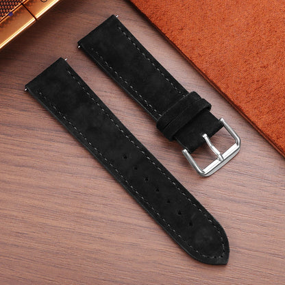 Vintage Suede and Cowhide Watch Strap, 18mm 19mm 20mm 22mm, Quick Release Watch Band for Men and Women, Universal Strap