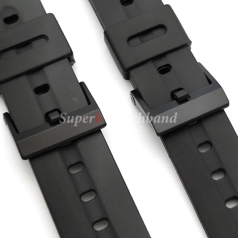 20mm 22mm Resin Watch Strap for Casio Watch Classic Style Universal Silicone Sport Watch Band for Men Women Watch Accessories