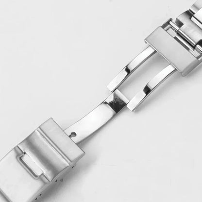 21MM Curved End Stainless Steel Bracelet for Longines Concas Master Conquest Hydro Conquest L3.642.4 L3.781.4 Watch Bands