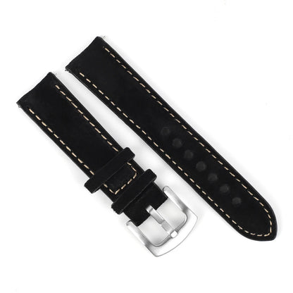 Cinturino per orologio in pelle scamosciata vintage, 18 mm, 19 mm, 20 mm, 22 mm, fatto a mano, grigio, marrone, cinturini di ricambio, accessori per orologi da uomo