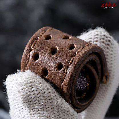 Bracelet de montre universel en cuir de vache véritable, boucle papillon, Vintage, pour hommes et femmes, respirant, ceinture 18/20/22mm