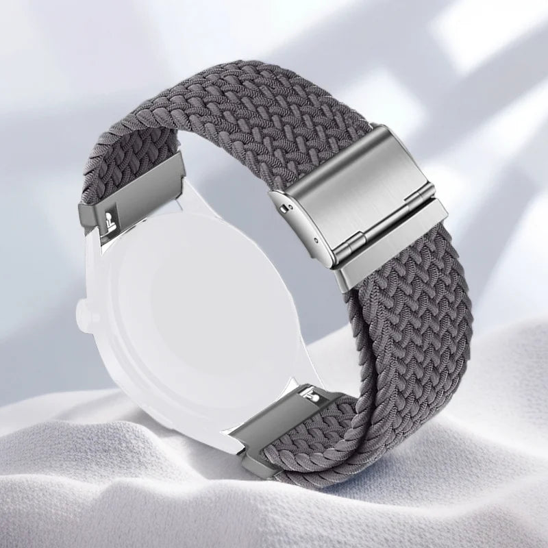 Bracelet à boucle tressée en Nylon, 20/22mm, pour Garmin Forerunner 265 55 965 165, Bracelet de Sport Garmin Venu 3/2 Vivoactive 5