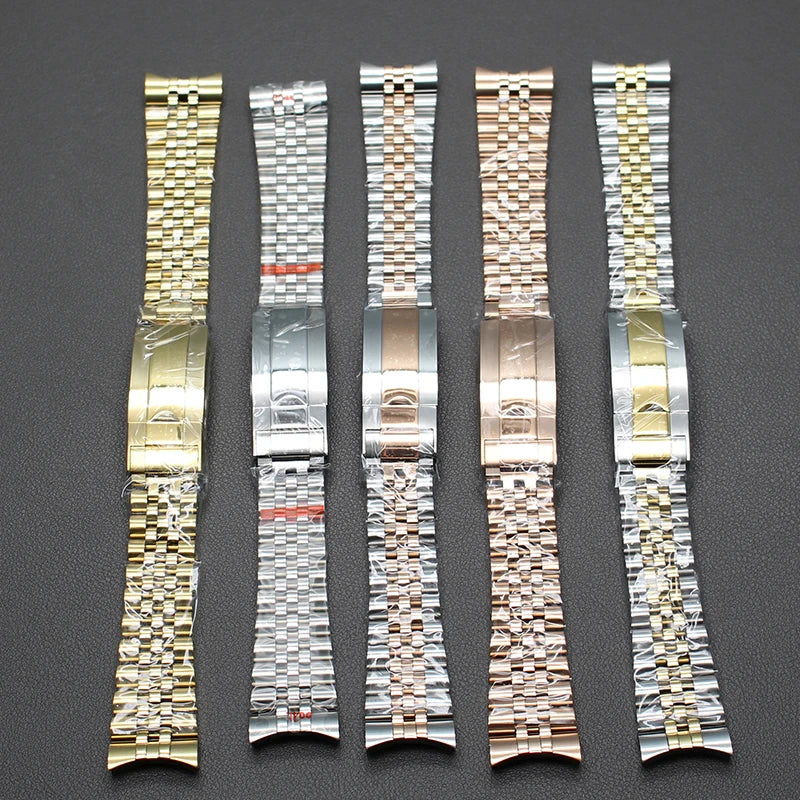 Bracciale di lusso in acciaio inossidabile, 20mm, per Datejust Air King Oyster SUB GMT, cinturino di ricambio da uomo stile Jubilee