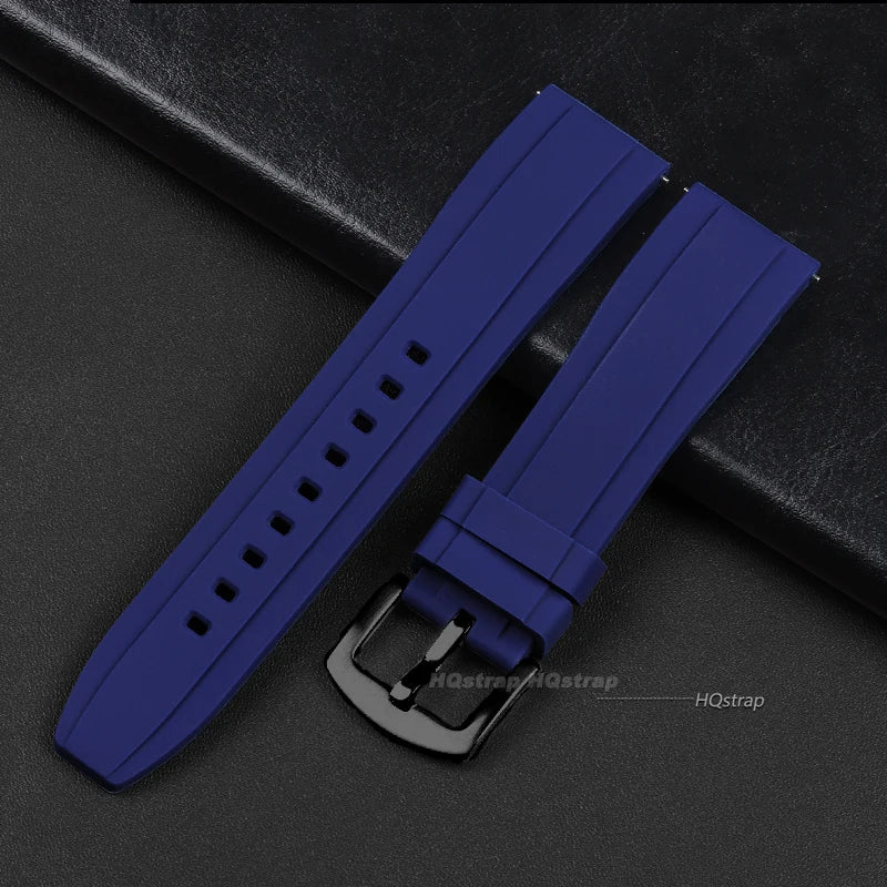 Cinturino per orologio in silicone di alta qualità, cinturino in gomma a sgancio rapido 20mm 22mm, bracciale di ricambio, accessori per donne e uomini