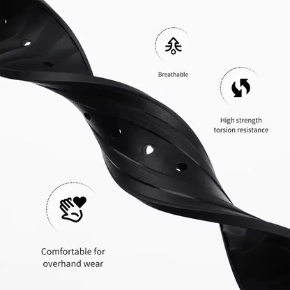 Cinturino per orologio in gomma fluorocarbonica, fibbia pieghevole da 20 mm, estremità curva per Omega X, Swatch Seamaster 300, Speedmaster, accessori FKM