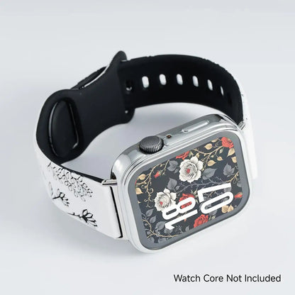 Bracelet + case for Huawei Watch Fit 4 / 4 Pro, TPU protective case, floral sport strap for Huawei Fit 4 4pro 3