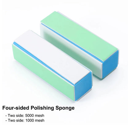 1/2/4 Pcs Watch Cleaning Stick for Watchmaker Tools Accessories 4 Sides Mesh Polishing Sponge Stick Watch Polishing Stick