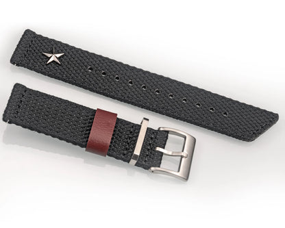 Hemsut-Bracelets de Montre Militaire pour Happator, Montres Vintage, Bracelets Pilote, Citizen Timex, 18mm, 22mm, 24mm