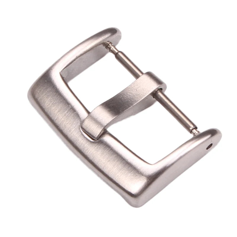 Großhandel mit 19 Modellen von Edelstahl-Uhrenschnallen, 12, 14, 16, 18, 20, 22, 23, 24, 26, 28 mm, silberfarbene Metall-Uhrenarmbandschließen, Uhrenarmbandzubehör