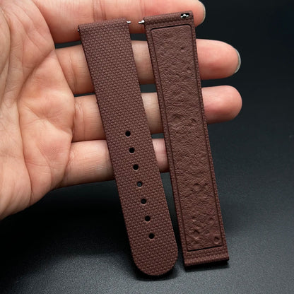 Bracelet montre 20mm caoutchouc Premium – Rapide à Boucle déployante – Toutes Marques