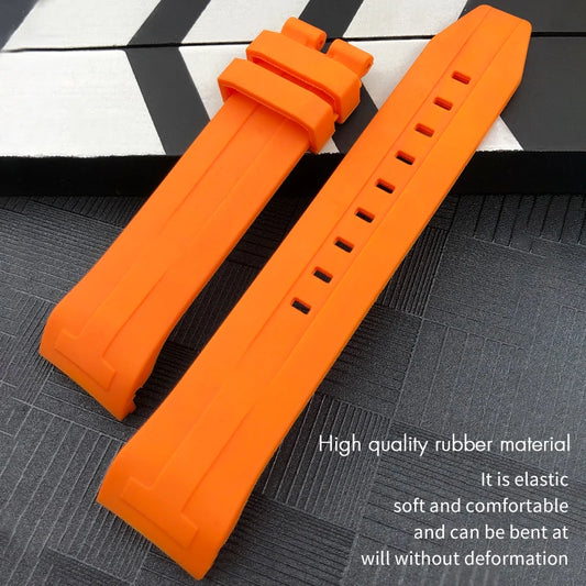 Cinturino per orologio in gomma e silicone per Tissot T120 Seastar T120417 T120407, impermeabile, morbido, sportivo, per immersioni, con strumenti inclusi, 21mm, 22mm