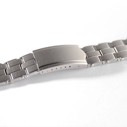 18/19/20mm Solid Link Vintage Rivet Bracelet Stainless Steel Watch Band