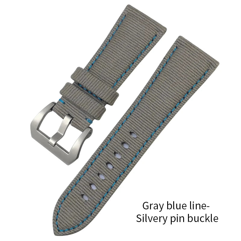 Bracelet de montre en toile de nylon pour Panerai Shoor, bracelet de montre, noir, bleu, vert, PAM01118, 441, 111, 24mm, 26mm, nouveau