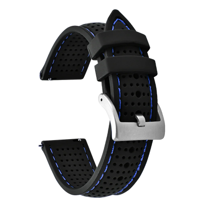 Bracelet de Sport en Silicone pour hommes, 18mm 20mm 22mm, en caoutchouc étanche, bracelet de remplacement pour Samsung S3 Huawei Watch GT2 46mm Amazfit GTR