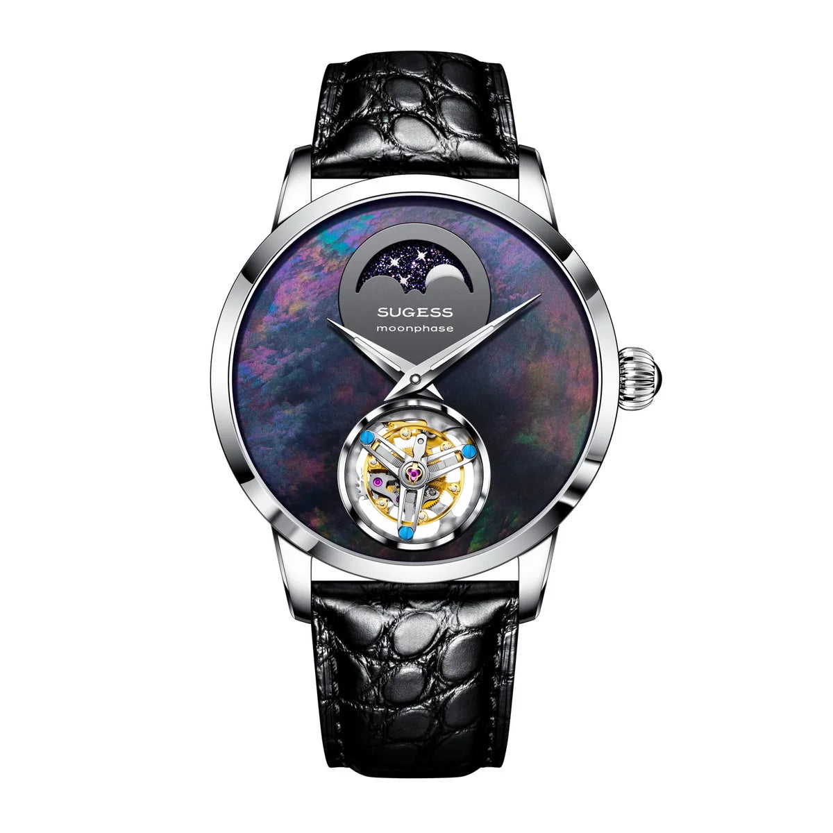 Orologio automatico da uomo Sugess Tourbillon S429