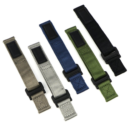 Bracelet de montre militaire en Nylon de qualité supérieure pour Samsung Galaxy Watch, pour hommes, avec libération rapide pour montre intelligente 20mm 22mm