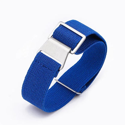 18mm 20mm 22mm 24mm Parachute élastique en Nylon Bracelet de montre hommes Sport de plein air militaire ceinture de sécurité Bracelet accessoires