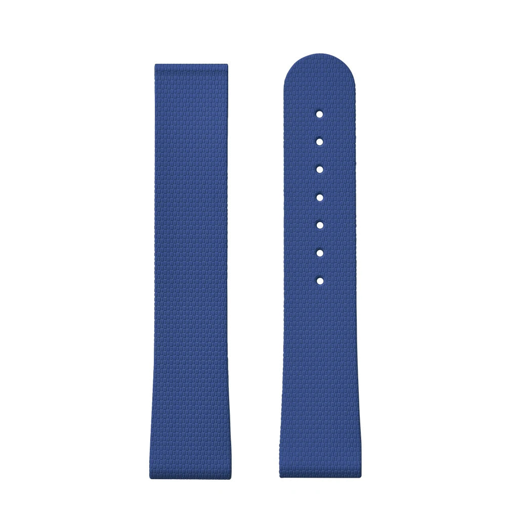 Cinturino in caucciù FKM JUELONG 20 mm di qualità superiore, vestibilità perfetta, estremità piatte, sgancio rapido universale, nero