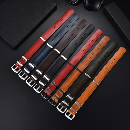 Genuine leather watch strap 18mm 20mm 22mm 24mm watch band watch straps watch adjustment replacement accessories