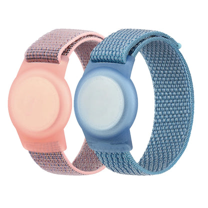 Bracelet pour enfants pour Apple AirTag, étui de protection pour étiquette d'air, support de traceur GPS, Bracelet réglable en Nylon pour bébés et personnes âgées