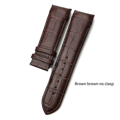 Cinturino per orologio in vera pelle 22mm 23mm 24mm adatto per Tissot T 035617 T035 cinturino in pelle di vacchetta nera fibbia deployante uomo
