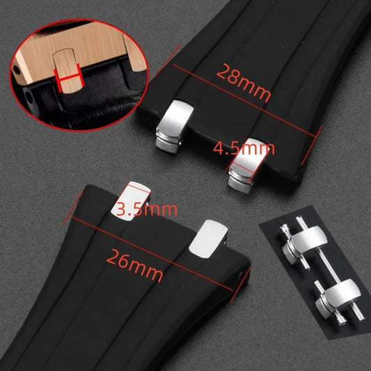 Bracciale per orologio in acciaio inossidabile, 3,5 mm 4,5 mm, accessori per Audemars Piguet ROYAL OAK OFFSHORE AP15400 26320 26331