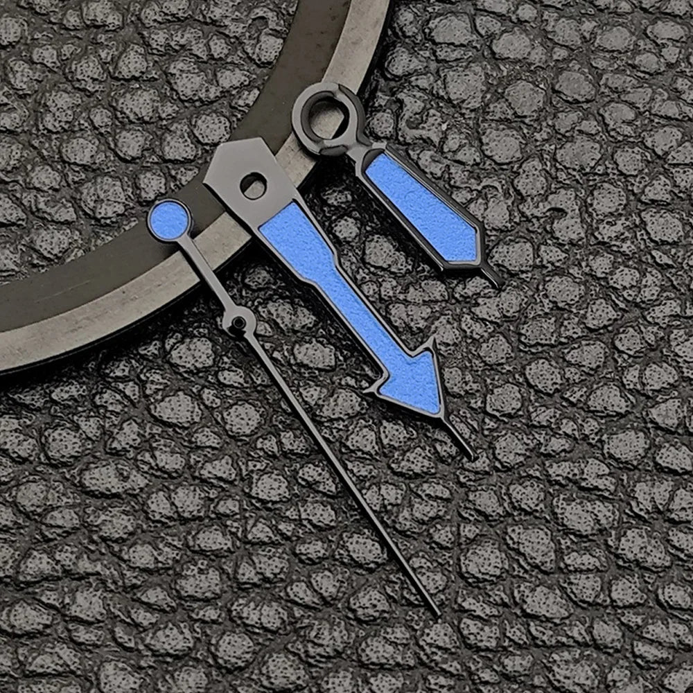 Accessoires de montre, aiguilles de montre NH35 NH36, aiguilles vertes super lumineuses, adaptées au mouvement NH35 NH36