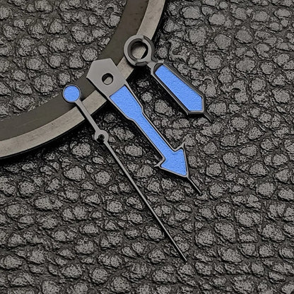 Accessoires de montre, aiguilles de montre NH35 NH36, aiguilles vertes super lumineuses, adaptées au mouvement NH35 NH36
