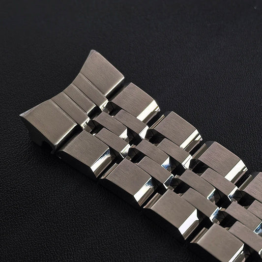 Cinturino di ricambio per orologio Seiko Samurai in acciaio inossidabile SRPE37/SRPF09K/SRPB99, bracciale a cinque maglie